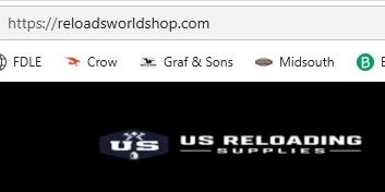 ReloadsWorldShop.com website branding displaying the name US Reloading Supplies